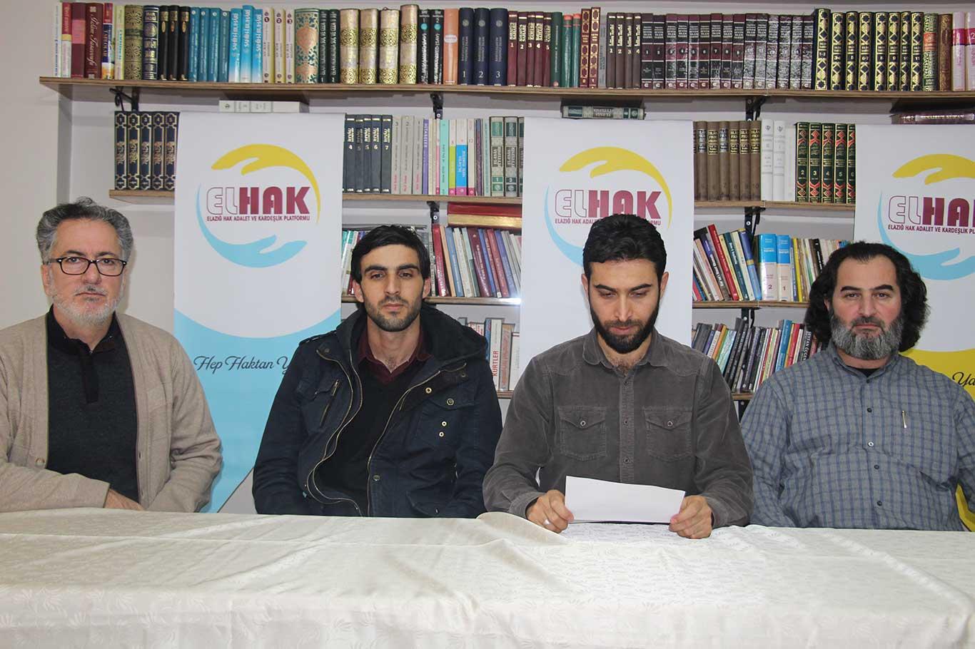 ELHAK Platformu: Zulüm hiçbir zaman payidar olmaz!